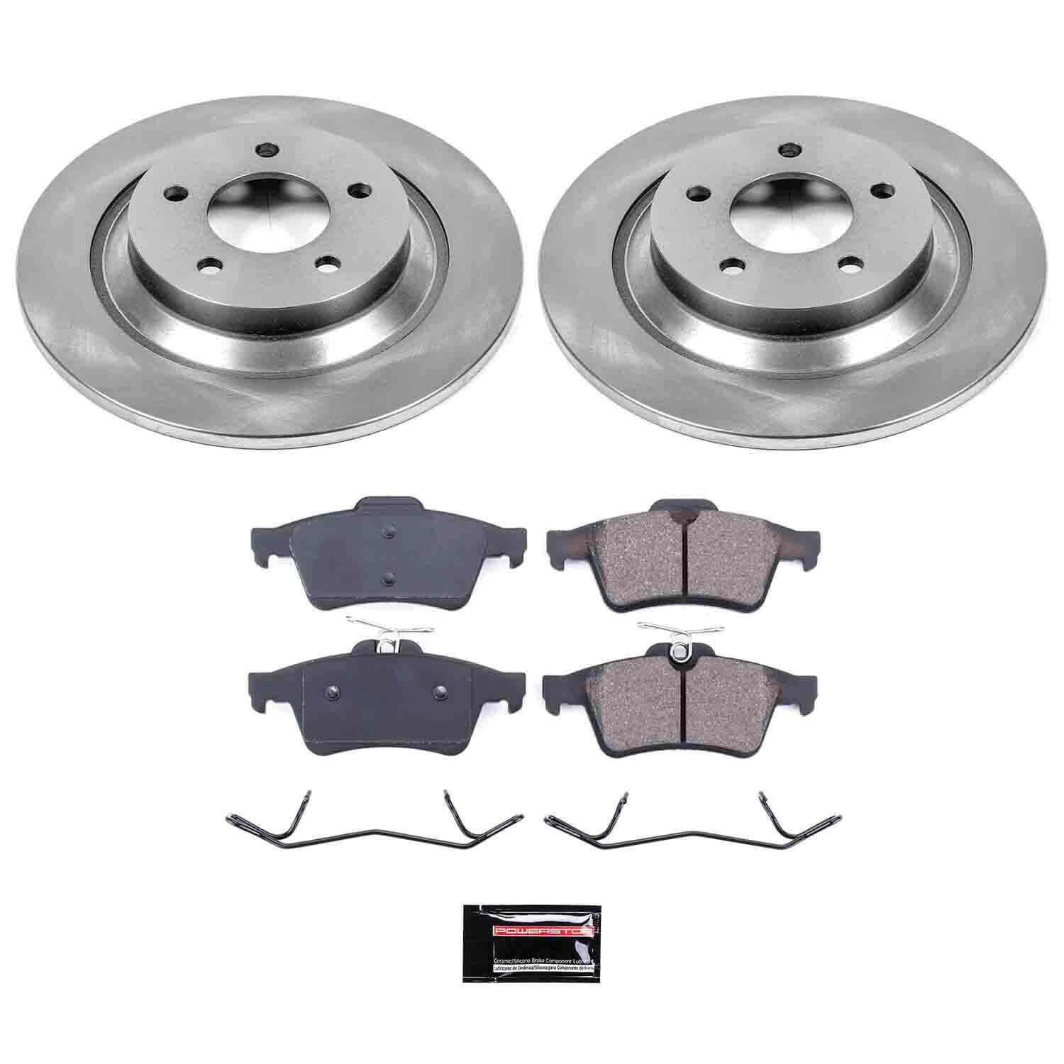 Power Stop KOE5842 Autospecialty - 1-Click Daily Driver Brake Kits (Rear) for 2008-2015 Mazda 5 product image