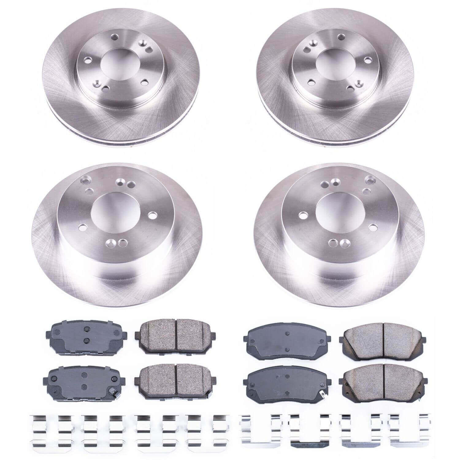 Power Stop KOE5852 Autospecialty 1-Click Daily Driver Front And Rear Brake Kit for 2007-2010 Kia Rondo product image