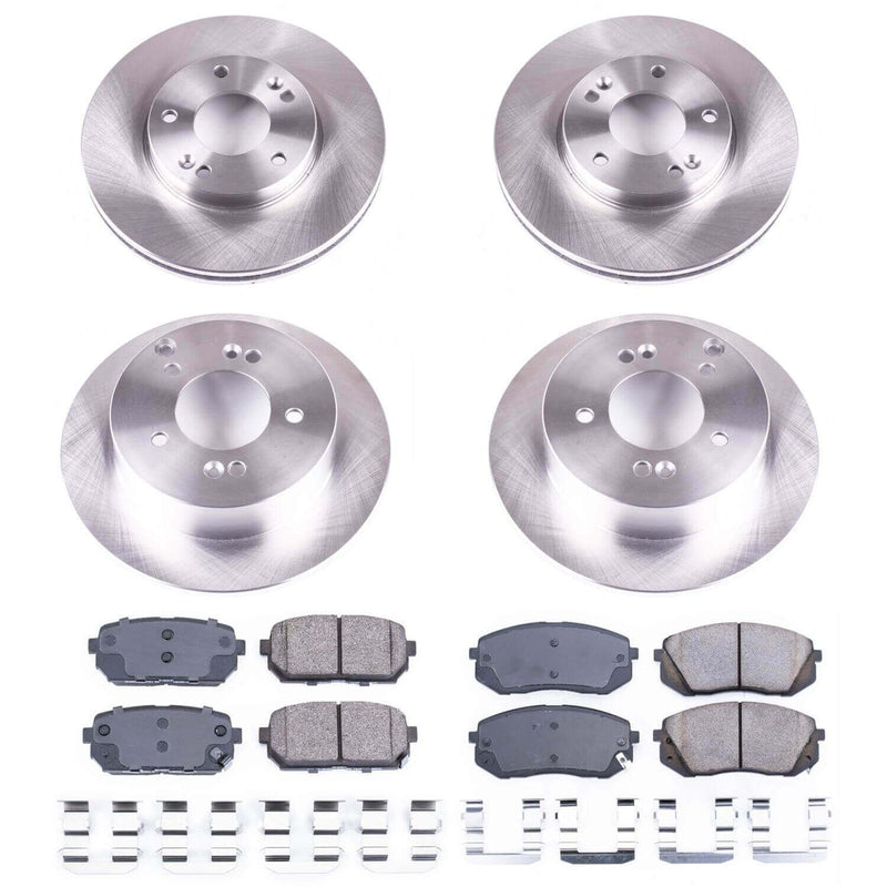 Power Stop KOE5852 Autospecialty 1-Click Daily Driver Front And Rear Brake Kit for 2007-2010 Kia Rondo product image