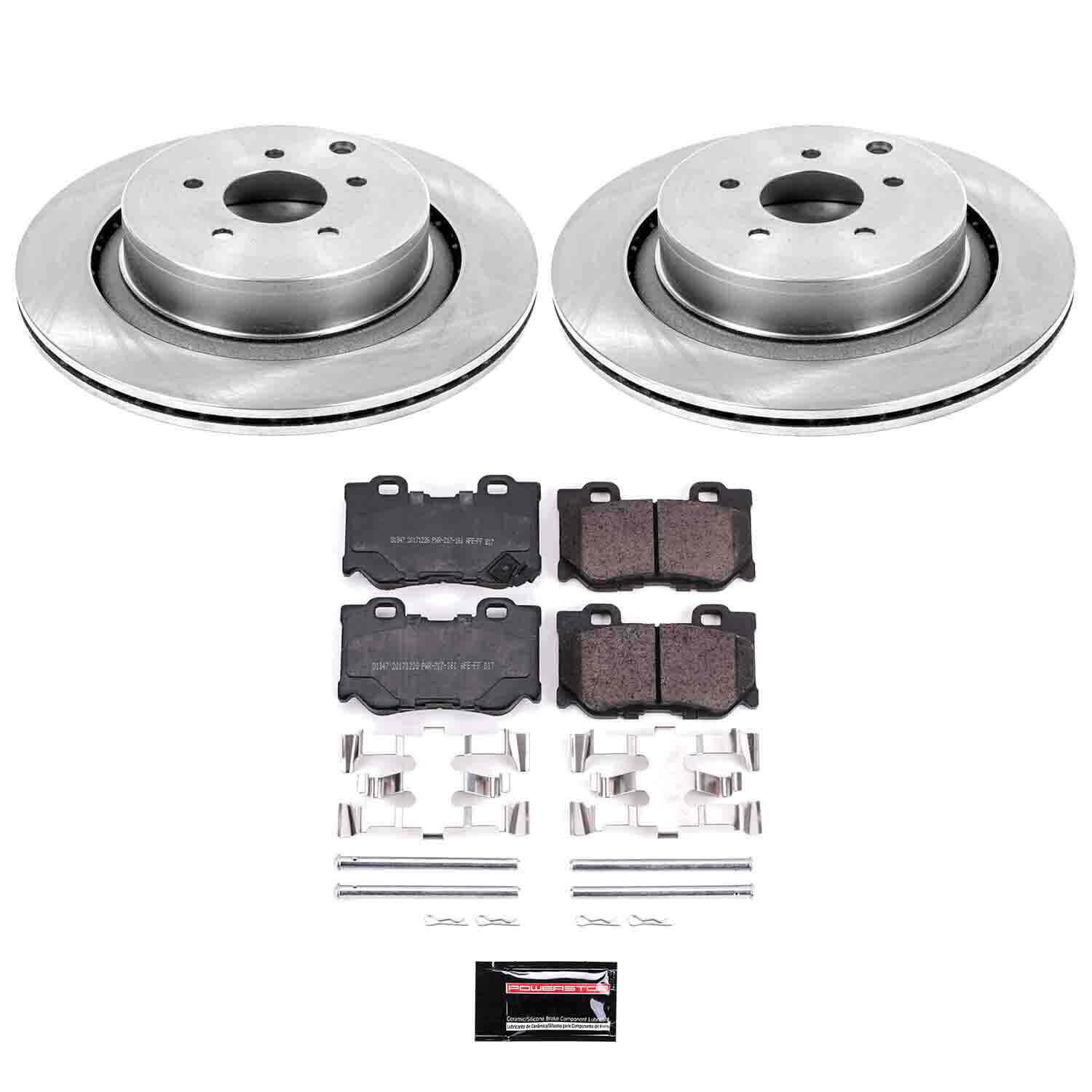 Power Stop KOE5861 Autospecialty - 1-Click Daily Driver Brake Kits (Rear) for 2009-2024 Infiniti FX50 product image