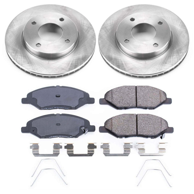 Power Stop KOE5862 Autospecialty 1-Click Daily Driver Front Brake Kit for 2009-2011 Nissan Versa product image