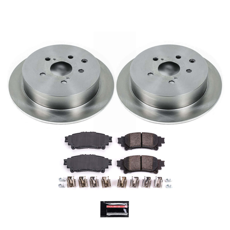 Power Stop KOE5864 Autospecialty - 1-Click Daily Driver Brake Kits (Rear) for 2010-2020 Lexus RX350 product image