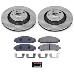 Power Stop KOE5865 Autospecialty - 1-Click Daily Driver Brake Kits (Front) for 2009-2016 Toyota Venza product image