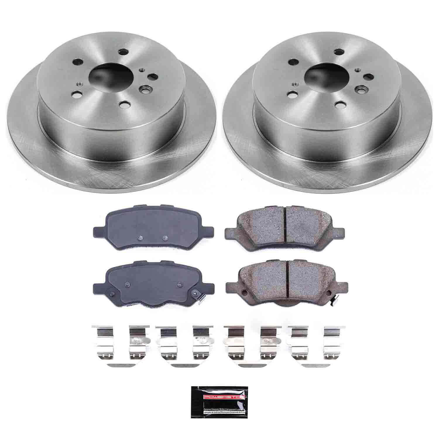 Power Stop KOE5867 Autospecialty - 1-Click Daily Driver Brake Kits (Rear) for 2009-2016 Toyota Venza product image
