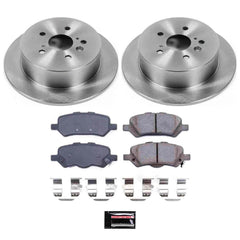 Power Stop KOE5867 Autospecialty - 1-Click Daily Driver Brake Kits (Rear) for 2009-2016 Toyota Venza product image
