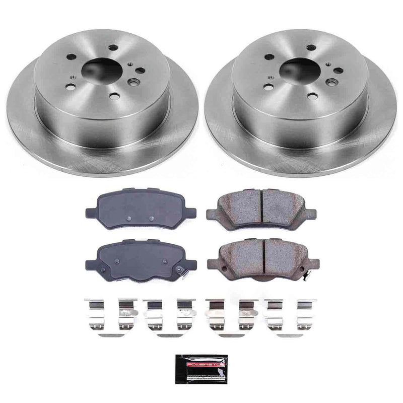 Power Stop KOE5867 Autospecialty - 1-Click Daily Driver Brake Kits (Rear) for 2009-2016 Toyota Venza product image