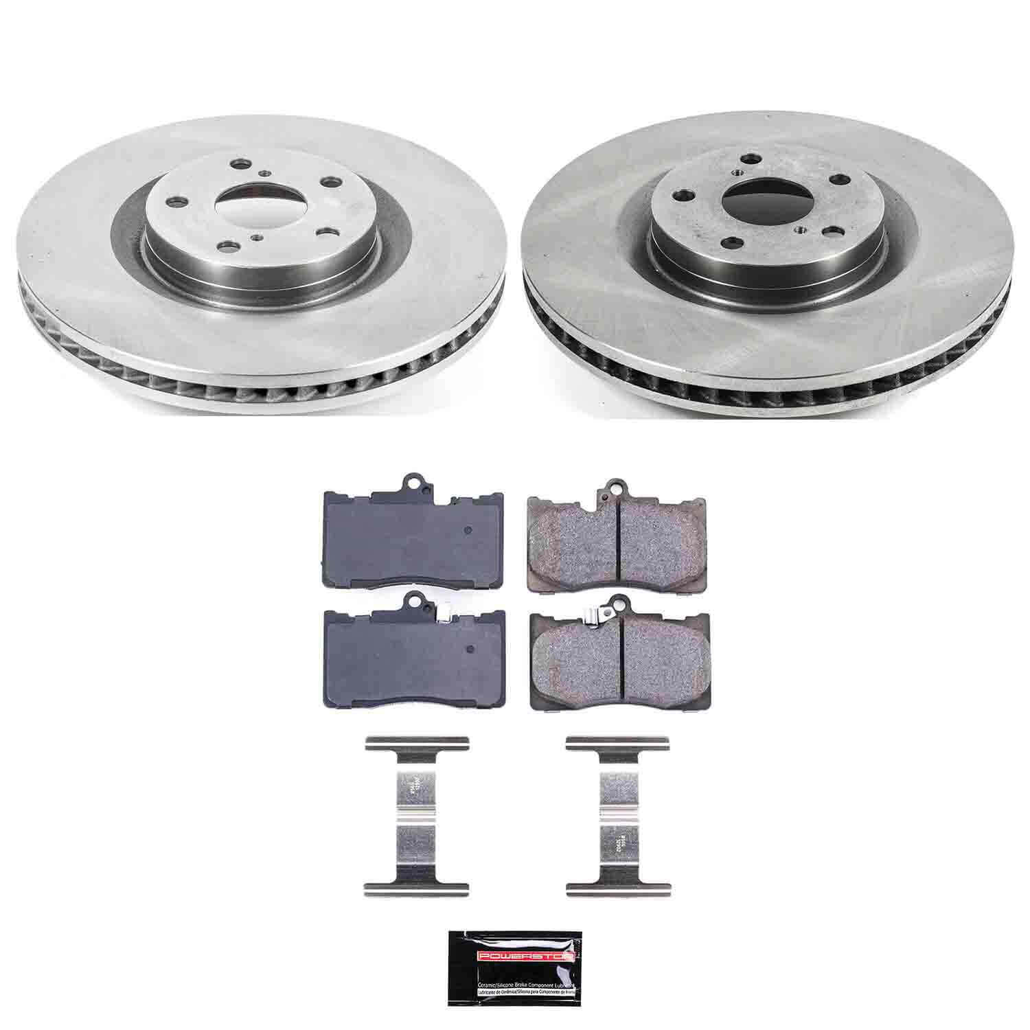 Power Stop KOE5868 Autospecialty - 1-Click Daily Driver Brake Kits (Front) for 2009-2011 Lexus GS350 product image