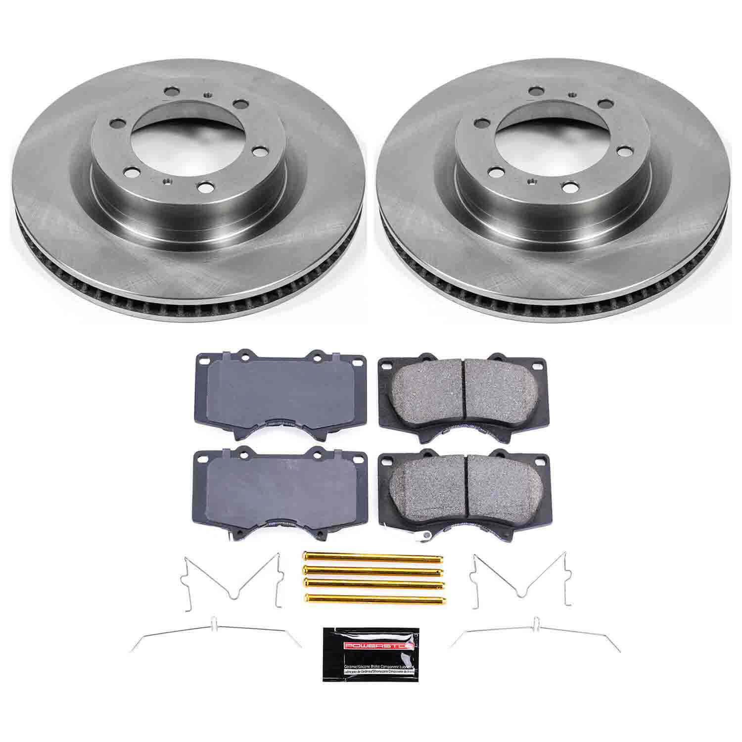 Power Stop KOE5873 Autospecialty - 1-Click Daily Driver Brake Kits (Front) for 2010-2024 Lexus GX460 product image