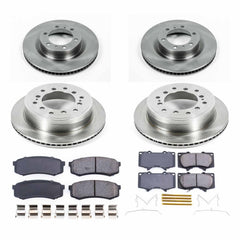 Power Stop KOE5874 Autospecialty - 1-Click Daily Driver Brake Kits (Front And Rear) for 2010-2024 Lexus GX460 product image