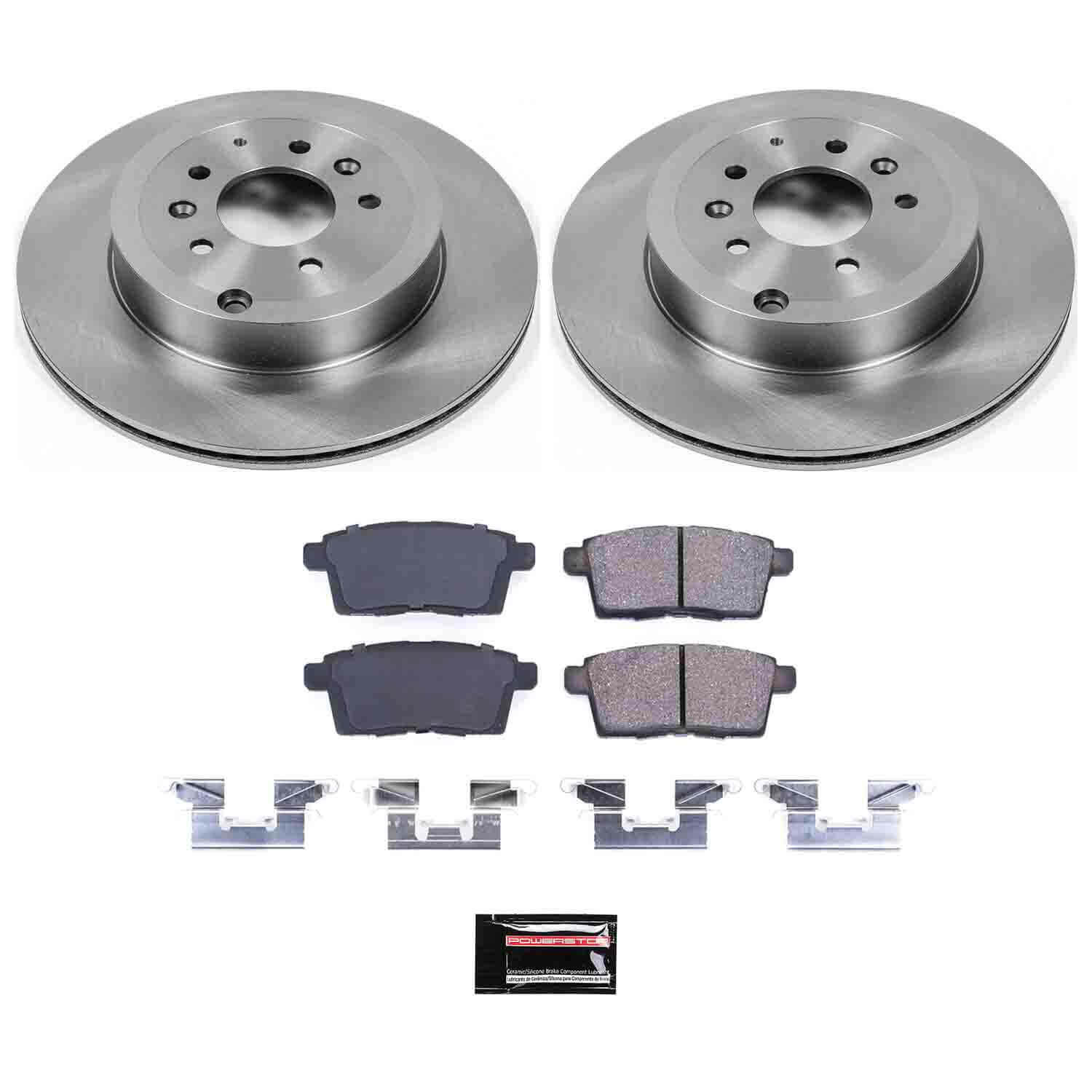 Power Stop KOE5877 Autospecialty - 1-Click Daily Driver Brake Kits (Rear) for 2007-2015 Mazda CX-9 product image