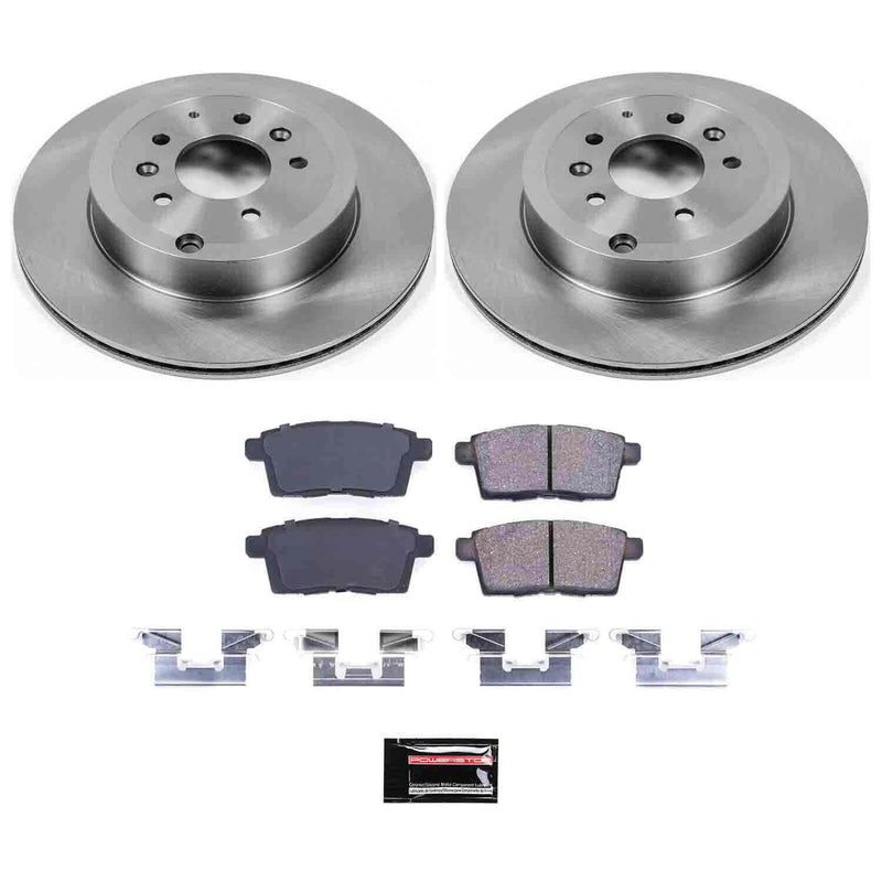 Power Stop KOE5877 Autospecialty - 1-Click Daily Driver Brake Kits (Rear) for 2007-2015 Mazda CX-9 product image