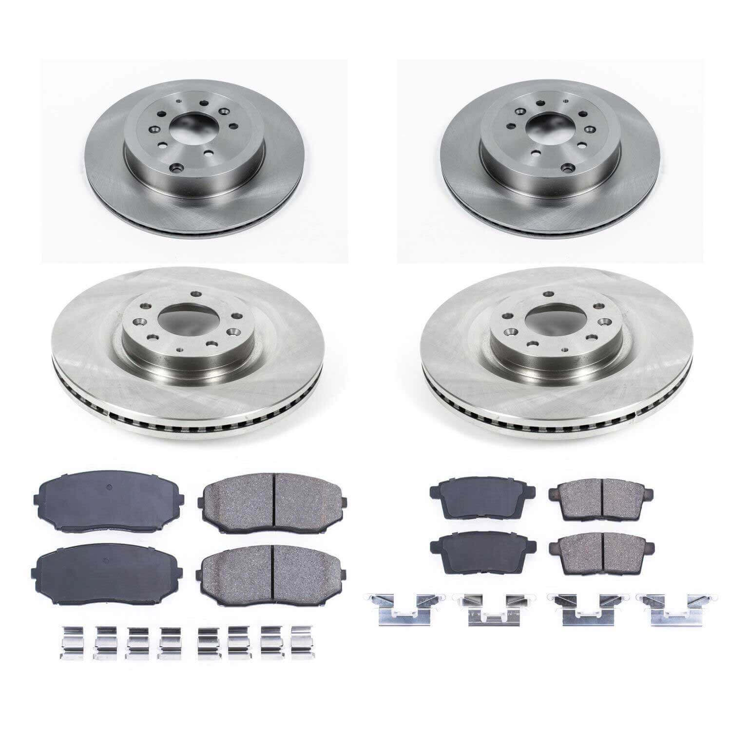 Power Stop KOE5879 Autospecialty - 1-Click Daily Driver Brake Kits (Front And Rear) for 2007-2015 Mazda CX-9 product image