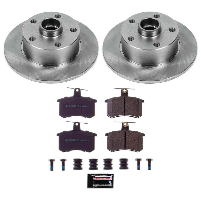 Power Stop KOE588 Autospecialty - 1-Click Daily Driver Brake Kits (Rear) for 1996-1997 Audi A4 product image