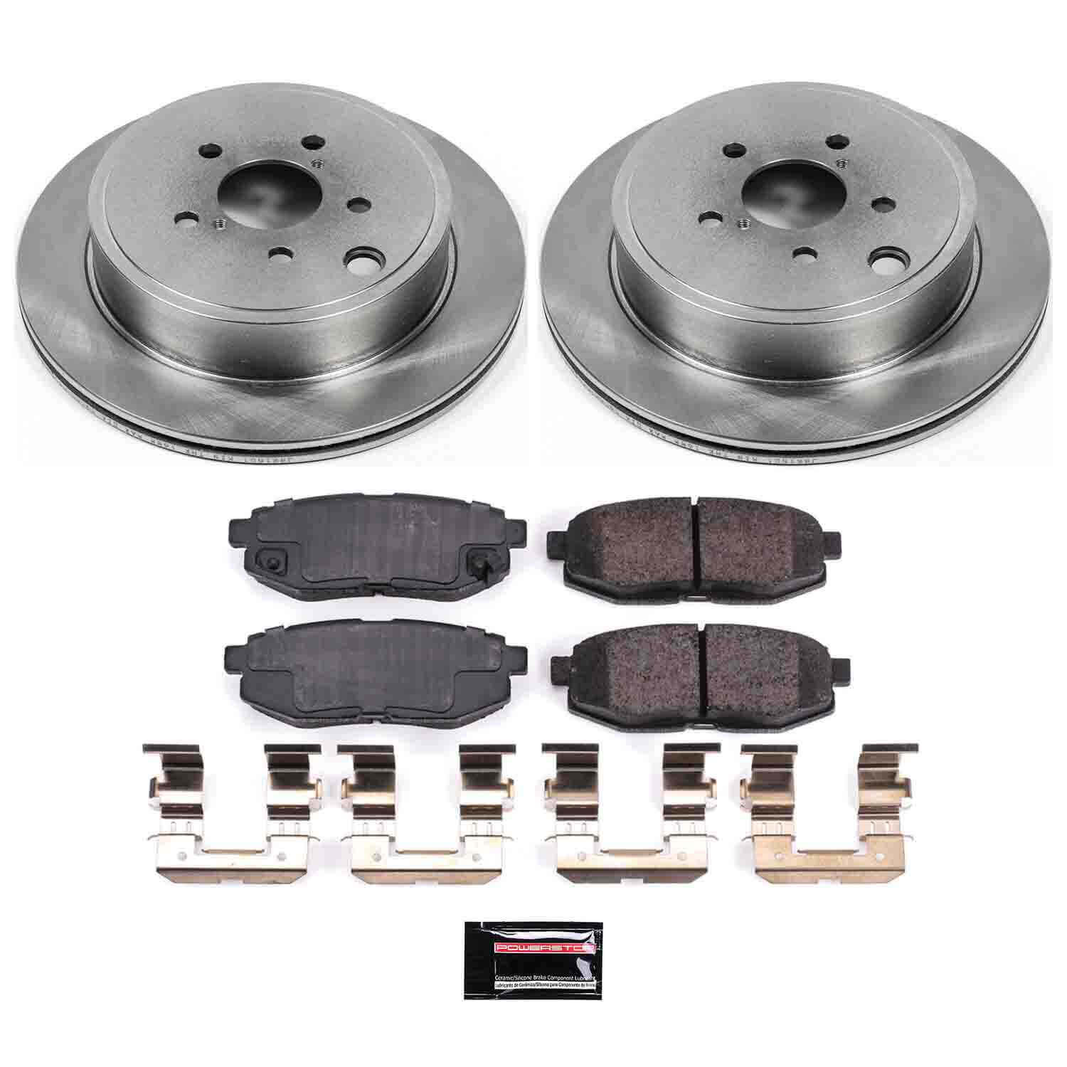 Power Stop KOE5883 Autospecialty - 1-Click Daily Driver Brake Kits (Rear) for 2010-2024 Scion Fr-S product image