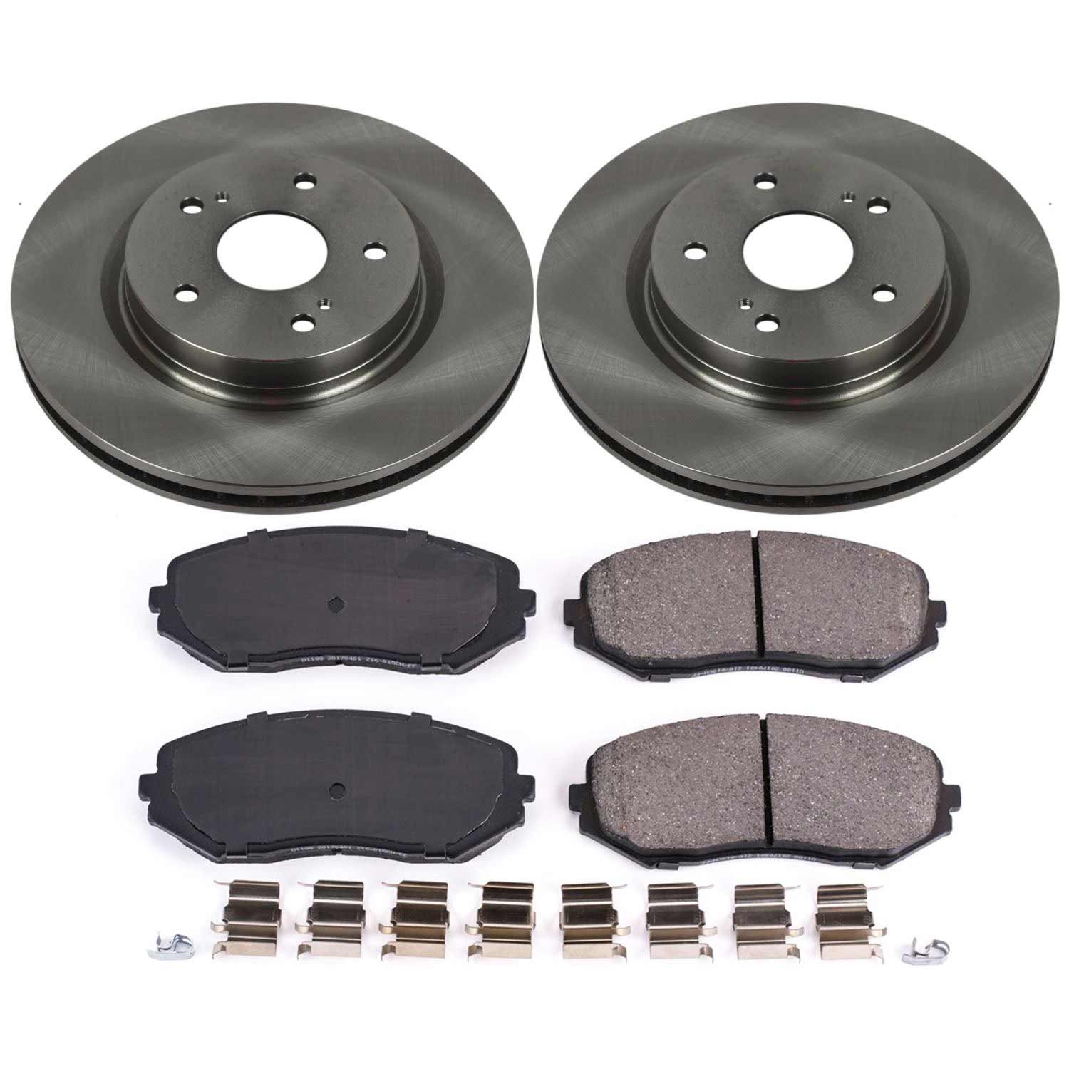 Power Stop KOE5886 Autospecialty 1-Click Daily Driver Front Brake Kit for 2006-2013 Suzuki Grand Vitara product image