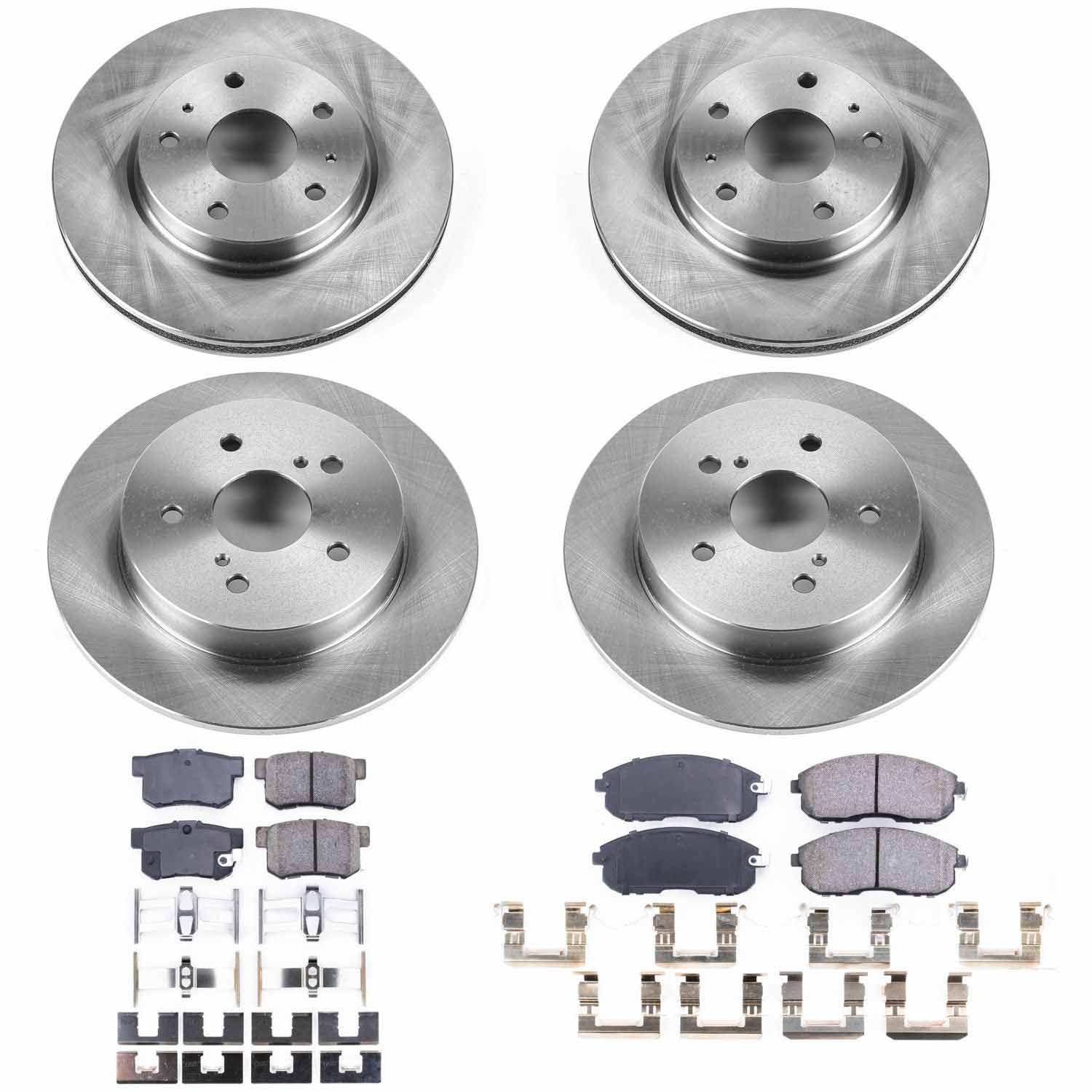 Power Stop KOE5888 Autospecialty 1-Click Daily Driver Front And Rear Brake Kit for 2007-2013 Suzuki SX4 product image