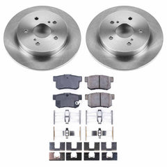 Power Stop KOE5889 Autospecialty 1-Click Daily Driver Plain Rotor Rear Brake Kit for 2007-2013 Suzuki SX4 product image