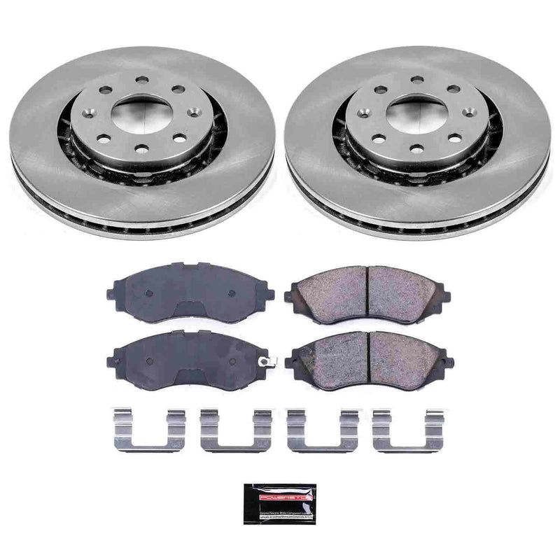 Power Stop KOE5893 Autospecialty - 1-Click Daily Driver Brake Kits (Front) for 2004-2016 Chevrolet Aveo product image