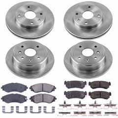 Power Stop KOE5895 Autospecialty 1-Click Daily Driver Front And Rear Brake Kit for 2004-2006 Suzuki Forenza product image