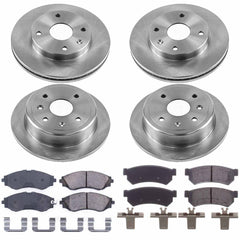 Power Stop KOE5896 Autospecialty 1-Click Daily Driver Front And Rear Brake Kit for 2007-2008 Suzuki Forenza product image