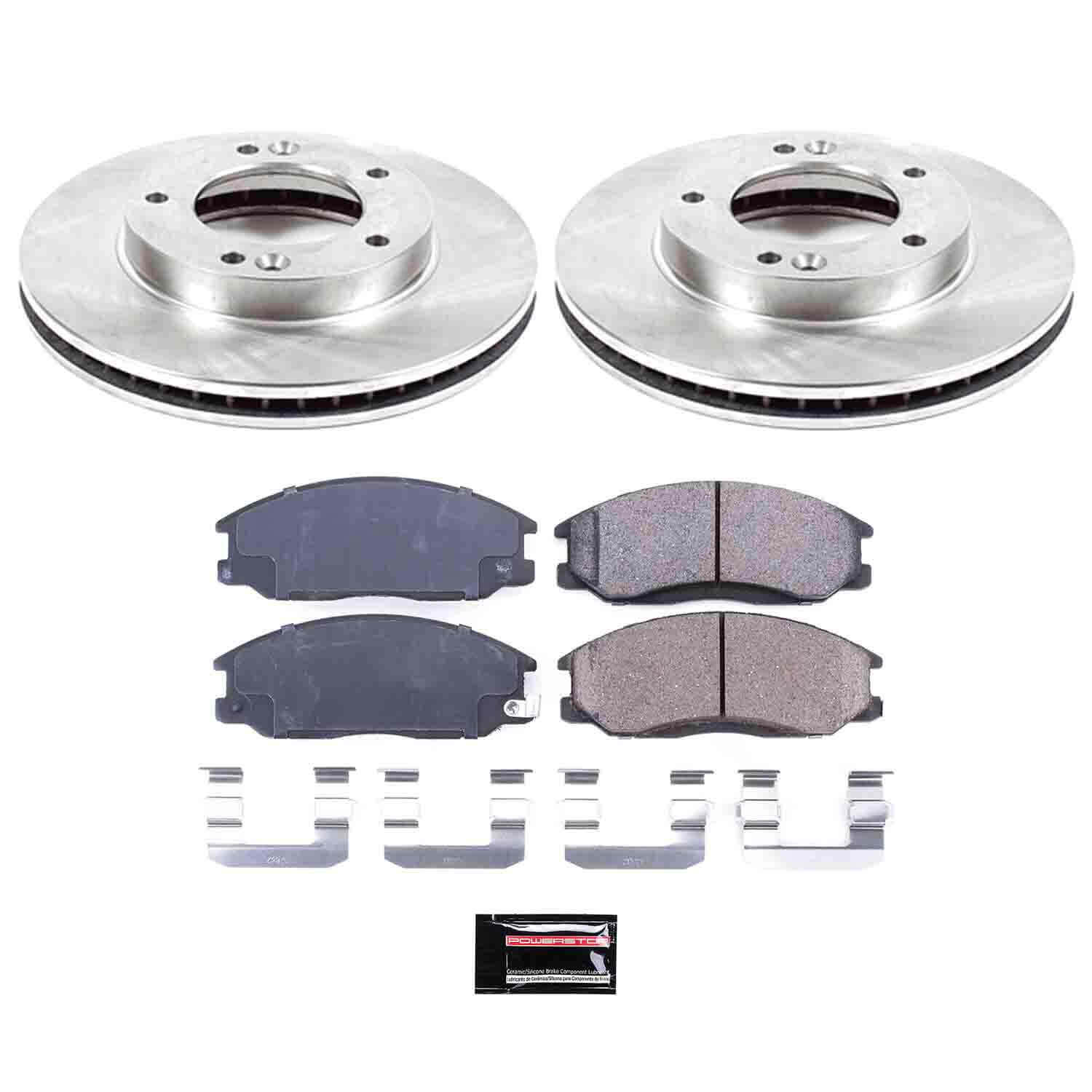 Power Stop KOE5899 Autospecialty - 1-Click Daily Driver Brake Kits (Front) for 2003-2006 Kia Sorento product image