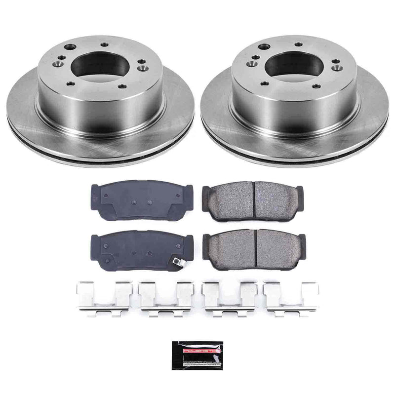 Power Stop KOE5901 Autospecialty - 1-Click Daily Driver Brake Kits (Rear) for 2003-2006 Kia Sorento product image