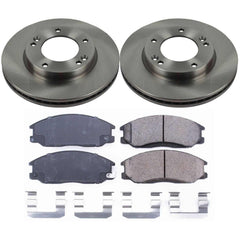 Power Stop KOE5908 Autospecialty 1-Click Daily Driver Front Brake Kit for 2007-2009 Kia Sorento product image