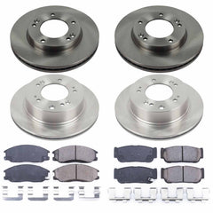 Power Stop KOE5909 Autospecialty 1-Click Daily Driver Front And Rear Brake Kit for 2007-2009 Kia Sorento product image