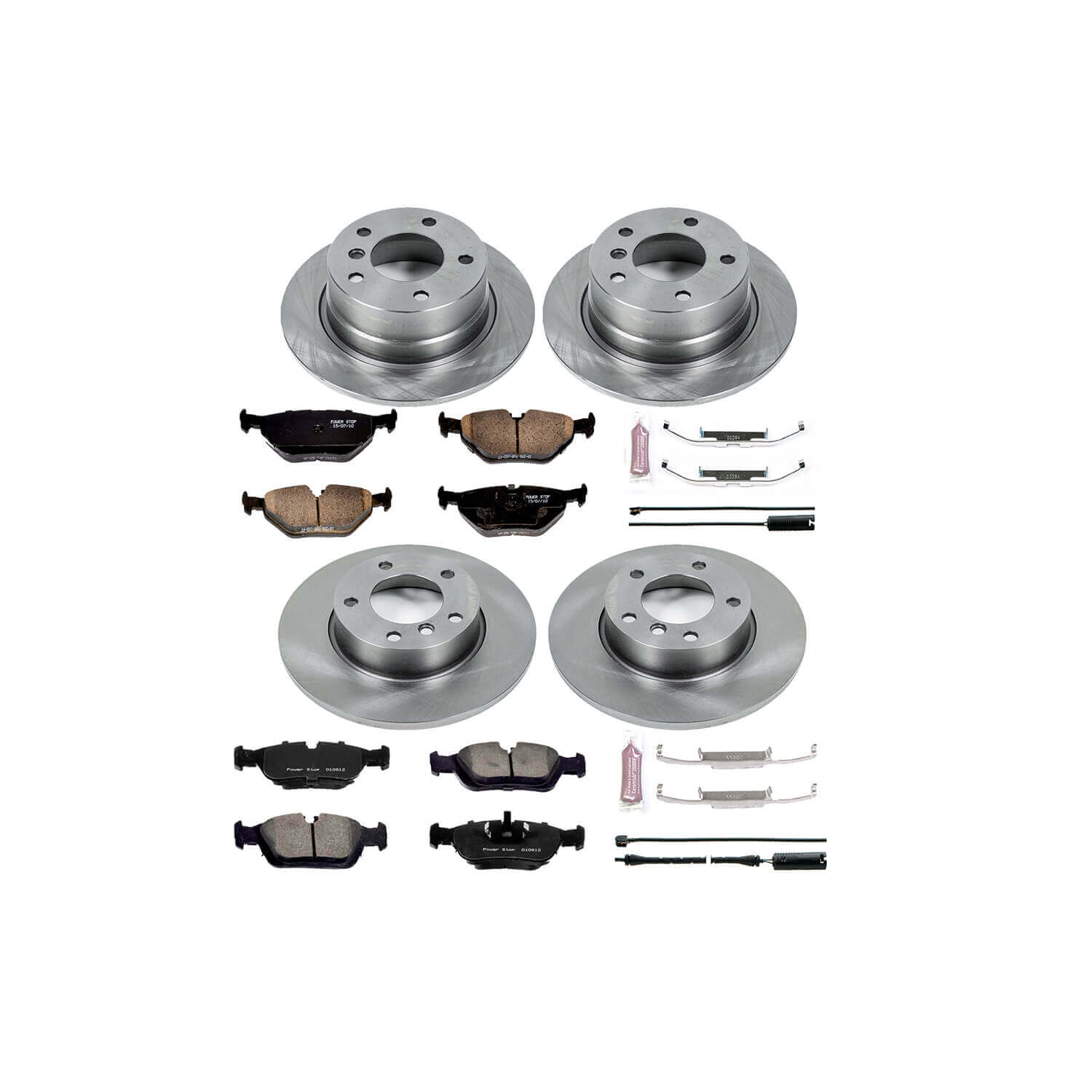 Power Stop KOE591 Autospecialty - 1-Click Daily Driver Brake Kits (Front And Rear) for 1995-1999 BMW 318TI product image