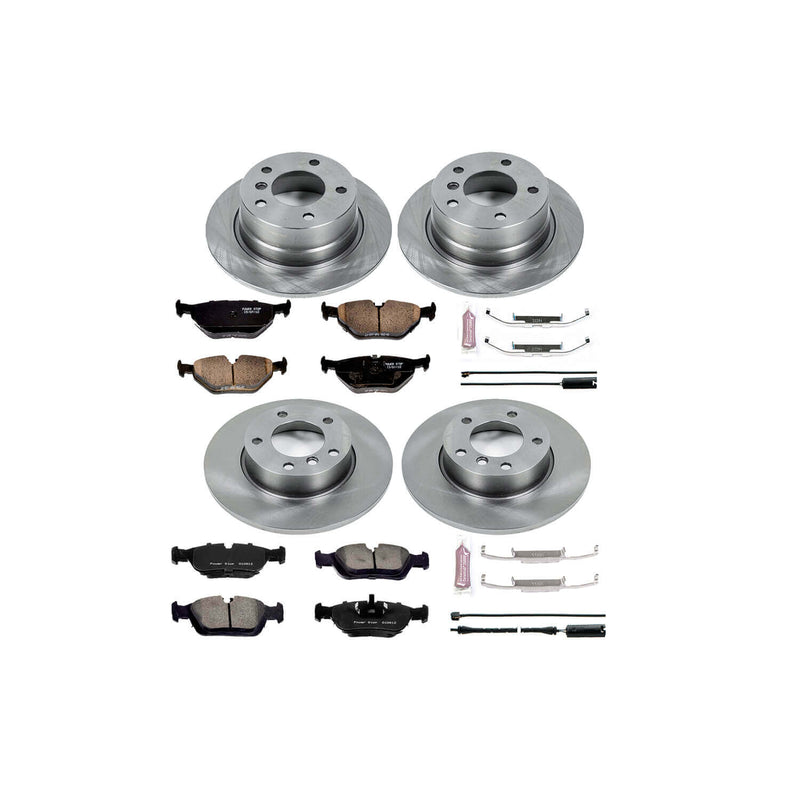 Power Stop KOE591 Autospecialty - 1-Click Daily Driver Brake Kits (Front And Rear) for 1995-1999 BMW 318TI product image