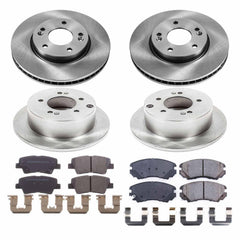 Power Stop KOE5914 Autospecialty 1-Click Daily Driver Front And Rear Brake Kit for 2010-2011 Kia Soul product image