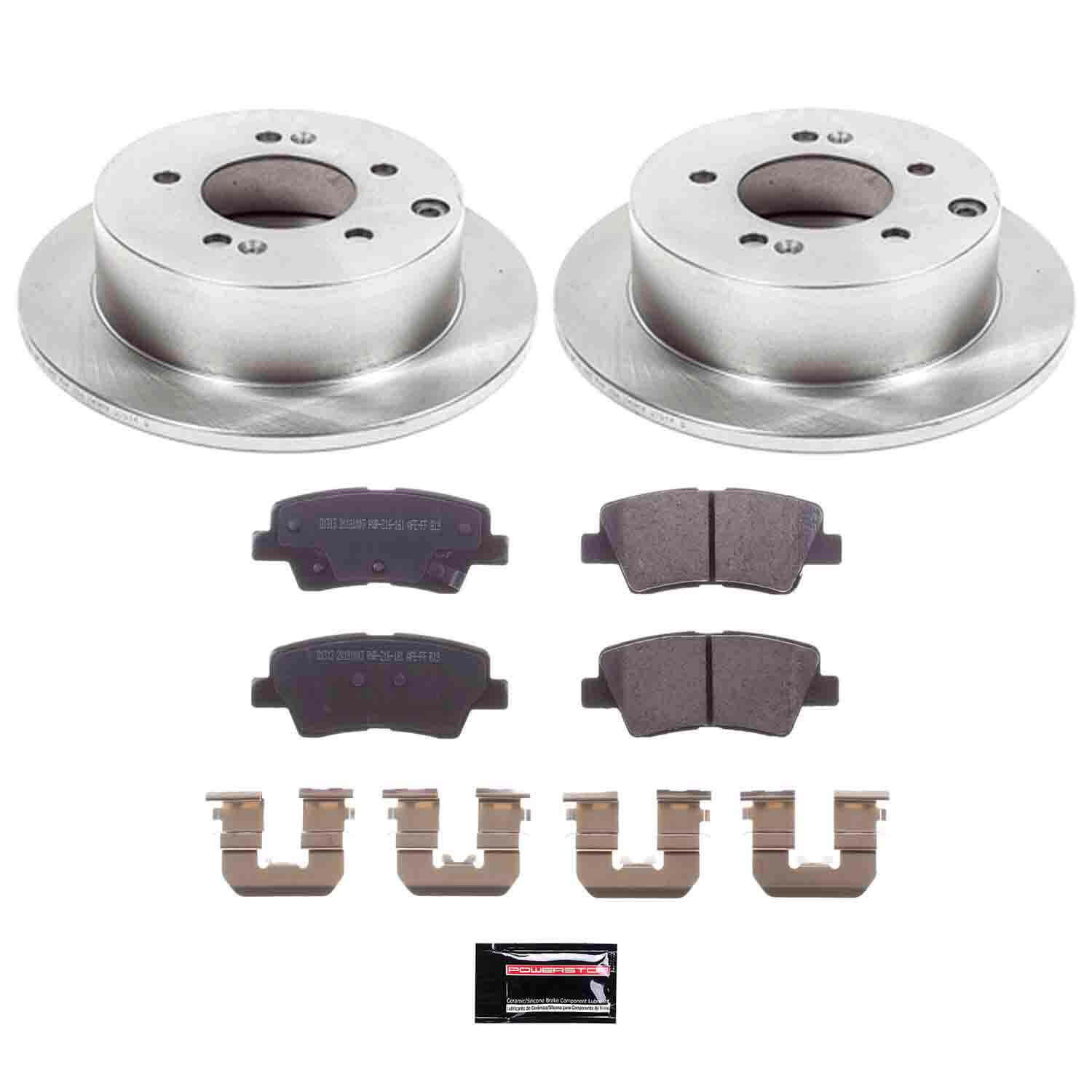 Power Stop KOE5916 Autospecialty - 1-Click Daily Driver Brake Kits (Rear) for 2010-2013 Kia Soul product image