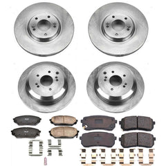 Power Stop KOE5919 Autospecialty 1-Click Daily Driver Front And Rear Brake Kit for 2007-2012 Hyundai Veracruz product image