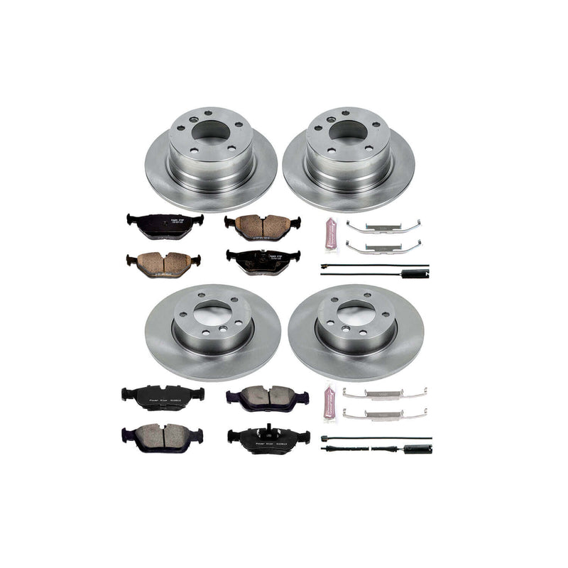 Power Stop KOE592 Autospecialty - 1-Click Daily Driver Brake Kits (Front And Rear) for 1996-1998 BMW Z3 product image
