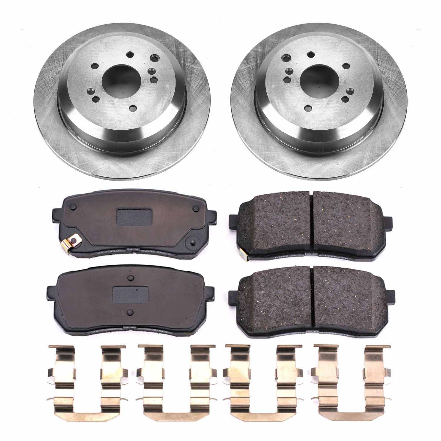 Power Stop KOE5920 Autospecialty 1-Click Daily Driver Rear Brake Kit for 2007-2012 Hyundai Veracruz product image