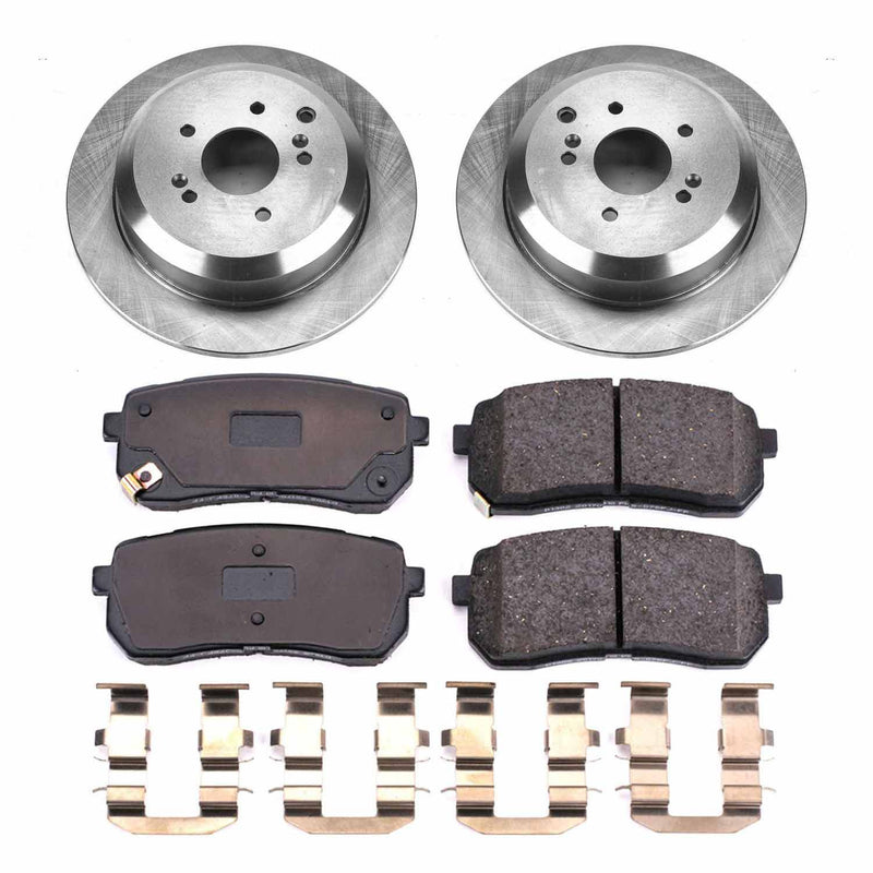 Power Stop KOE5920 Autospecialty 1-Click Daily Driver Rear Brake Kit for 2007-2012 Hyundai Veracruz product image