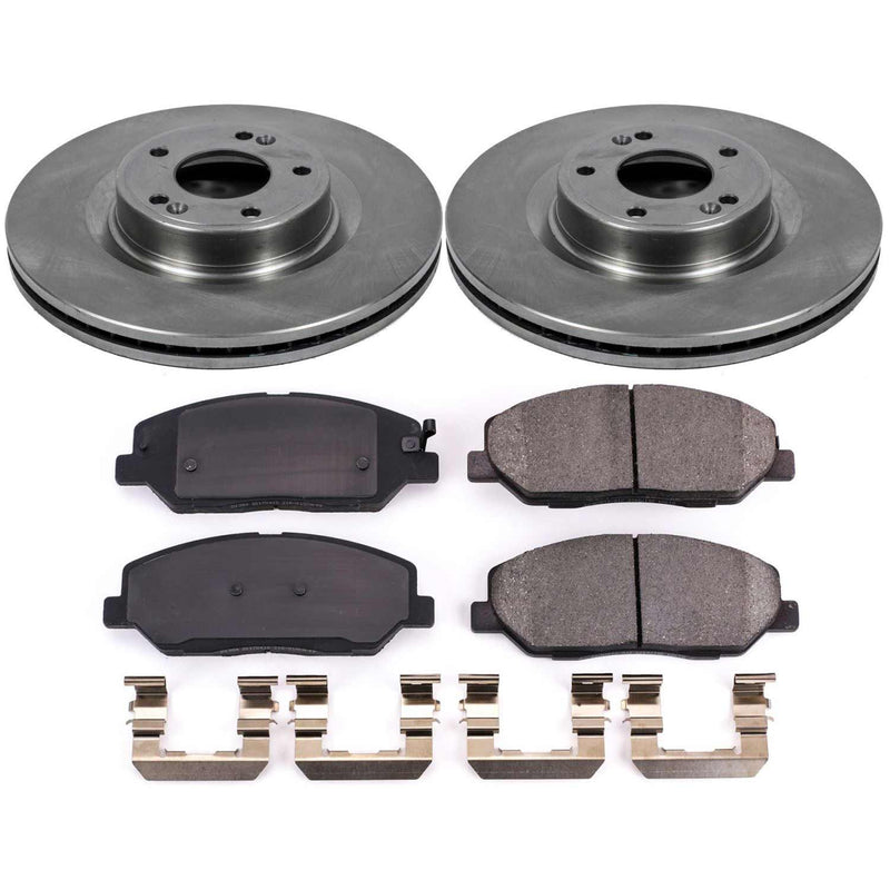 Power Stop KOE5921 Autospecialty 1-Click Daily Driver Front Pad And Rotor Kit for 2009-2011 Hyundai Genesis product image