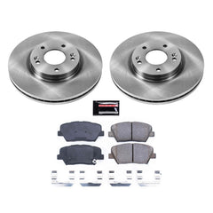 Power Stop KOE5926 Autospecialty 1-Click Daily Driver Plain Rotor Front Brake Kit for 2010-2013 Hyundai Santa Fe product image
