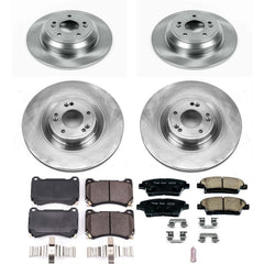 Power Stop KOE5929 Autospecialty 1-Click Daily Driver Front And Rear Brake Kit for 2012-2014 Hyundai Genesis product image