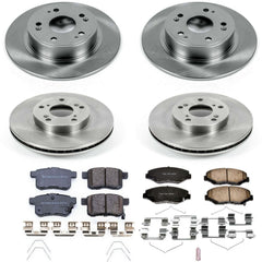 Power Stop KOE5934 Autospecialty - 1-Click Daily Driver Brake Kits (Front And Rear) for 2011-2012 Honda Accord product image