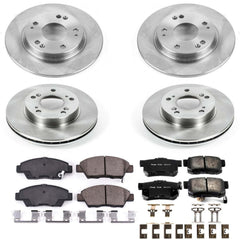 Power Stop KOE5936 Autospecialty 1-Click Daily Driver Front And Rear Brake Kit for 2011-2015 Honda Cr-Z product image