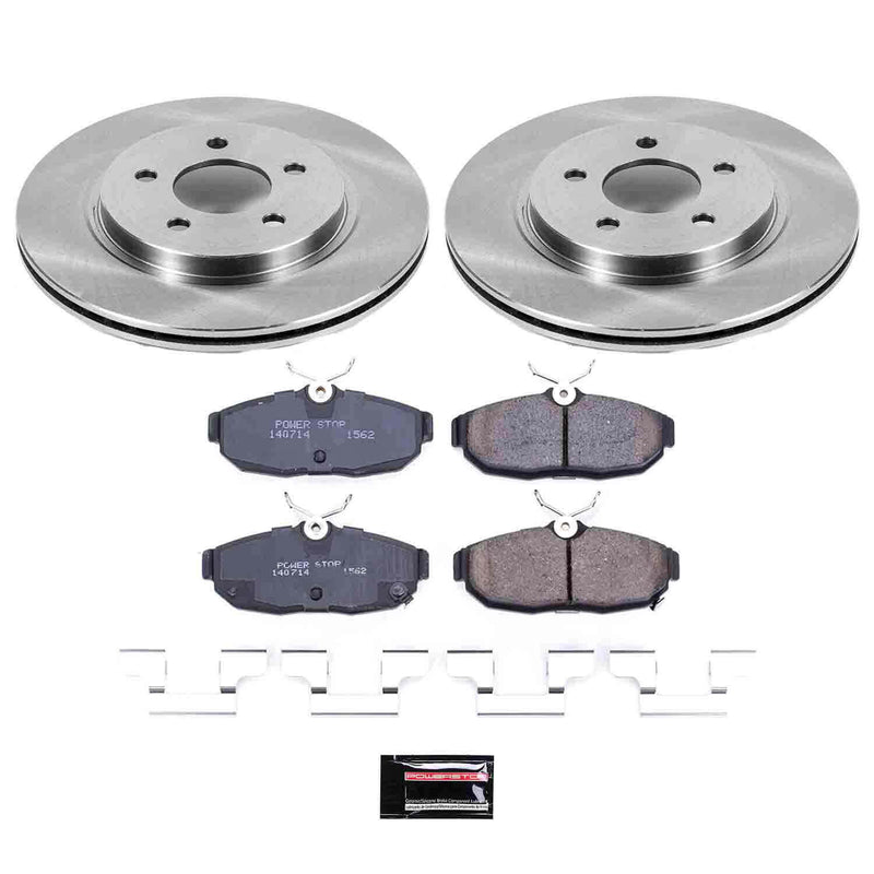 Power Stop KOE5941 Autospecialty - 1-Click Daily Driver Brake Kits (Rear) for 2012 Ford Mustang product image