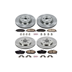 Power Stop KOE5943 Autospecialty - 1-Click Daily Driver Brake Kits (Front And Rear) for 2011-2014 Ford Mustang product image