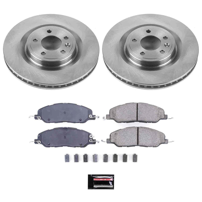 Power Stop KOE5944 Autospecialty - 1-Click Daily Driver Brake Kits (Front) for 2011-2014 Ford Mustang product image