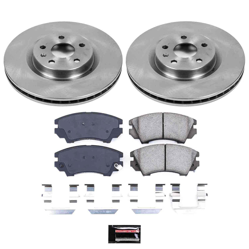 Power Stop KOE5948 Autospecialty - 1-Click Daily Driver Brake Kits (Front) for 2011-2017 Chevrolet Caprice product image