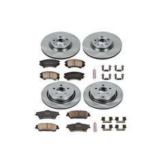 Power Stop KOE5949 Autospecialty - 1-Click Daily Driver Brake Kits (Front And Rear) for 2011-2017 Chevrolet Caprice product image