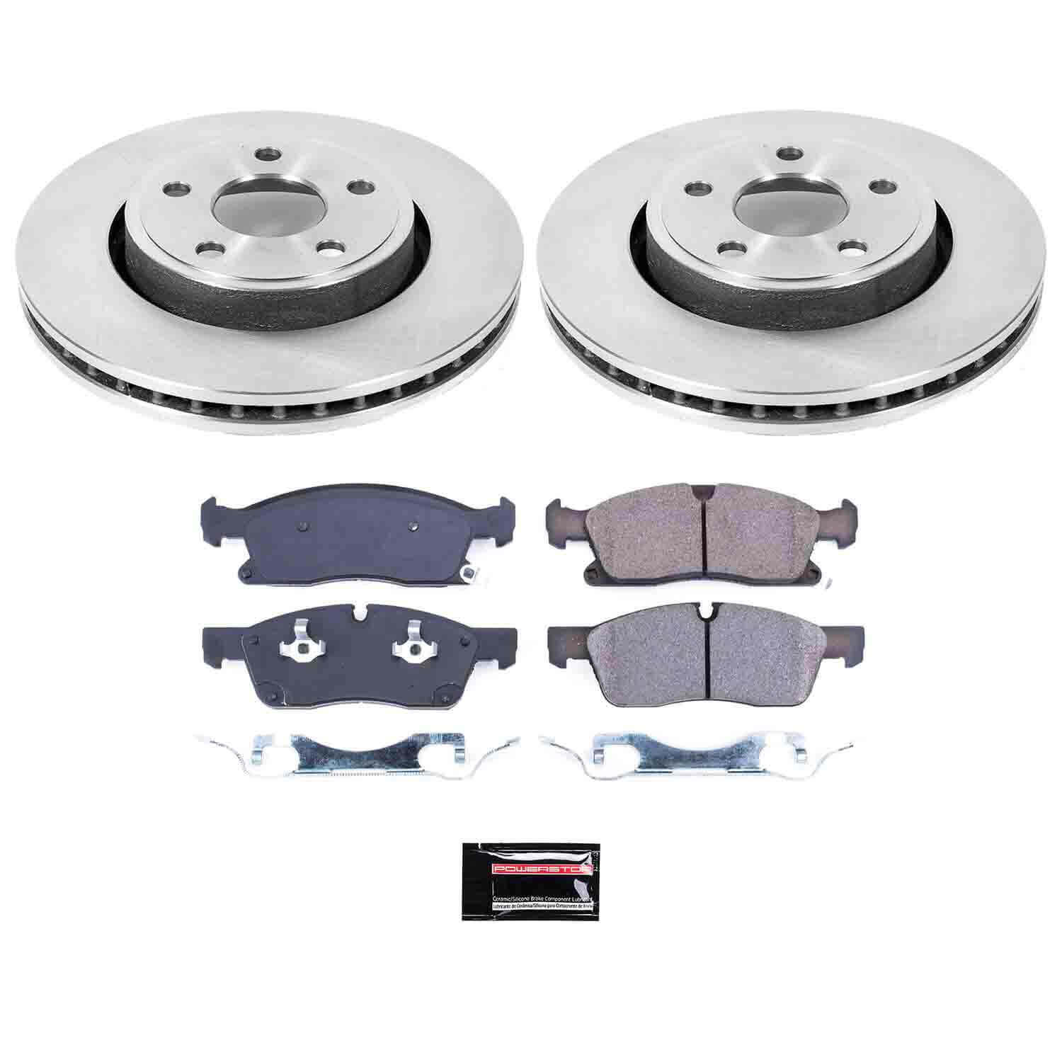 Power Stop KOE5951 Autospecialty - 1-Click Daily Driver Brake Kits (Front) for 2011-2020 Dodge Durango product image