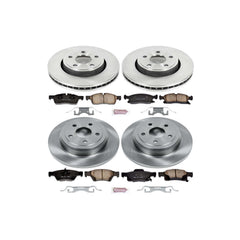 Power Stop KOE5952 Autospecialty - 1-Click Daily Driver Brake Kits (Front And Rear) for 2011-2020 Dodge Durango product image