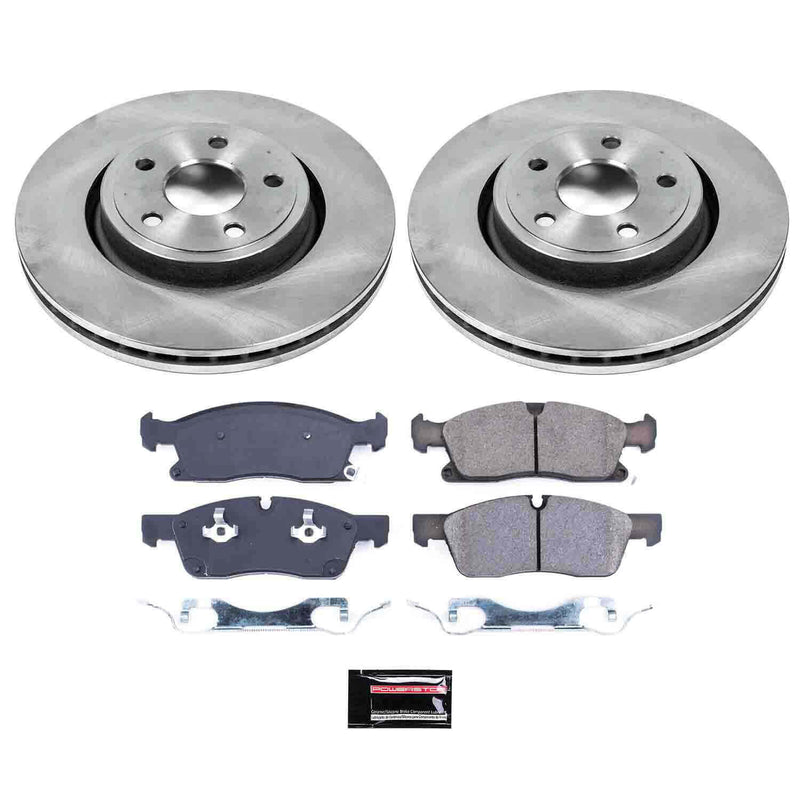 Power Stop KOE5954 Autospecialty - 1-Click Daily Driver Brake Kits (Front) for 2011-2020 Dodge Durango product image