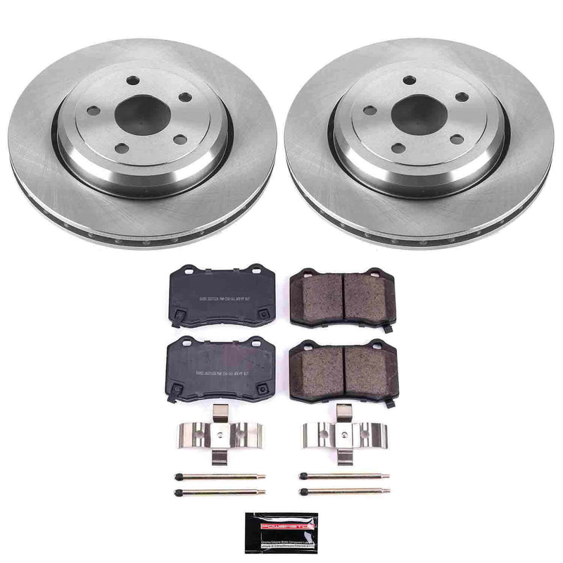 Power Stop KOE5956 Autospecialty - 1-Click Daily Driver Brake Kits (Rear) for 2012-2017 Jeep Grand Cherokee product image